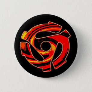 Badge Rond 5 Cm Araignée à 45 tr/min