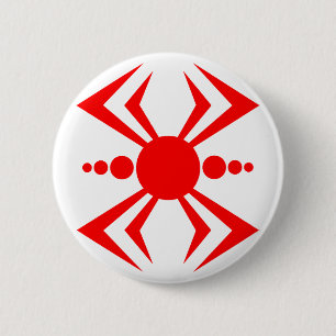 Badge Rond 5 Cm Araignée japonaise