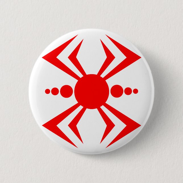 Badge Rond 5 Cm Araignée japonaise (Devant)