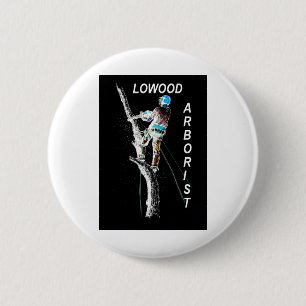 Badge Rond 5 Cm Arb Art Arboriste Arbre Chirurgien Chainsaw Paysag