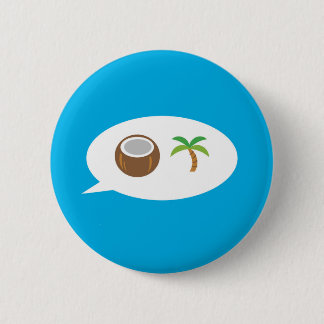 Badge Rond 5 Cm Arbre à noix de coco — Bouton Harris 2024 !