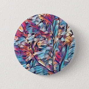 BADGE ROND 5 CM ARBRE ABSTRAIT