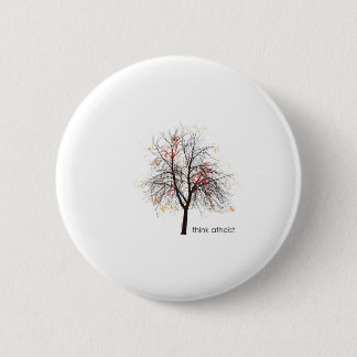 Badge Rond 5 Cm Arbre athée