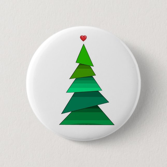 Badge Rond 5 Cm Arbre cardiaque (Devant)