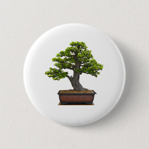 Badge Rond 5 Cm arbre de bonsaïs