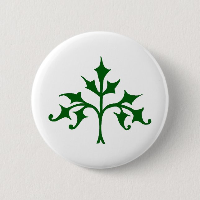Badge Rond 5 Cm Arbre de lierre (Devant)