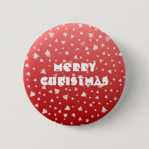 Badge Rond 5 Cm Arbre de Noël