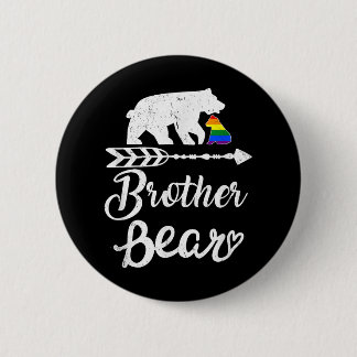 Badge Rond 5 Cm Arbre de Noël campeur correspondant à Noël en fami