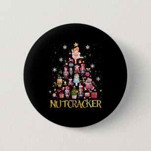 Badge Rond 5 Cm Arbre de Noël Casse-Noisette Ballet Danse Femmes E