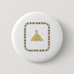 Badge Rond 5 Cm Arbre de Noël Erogi _ Lish Lumières de vacances dr