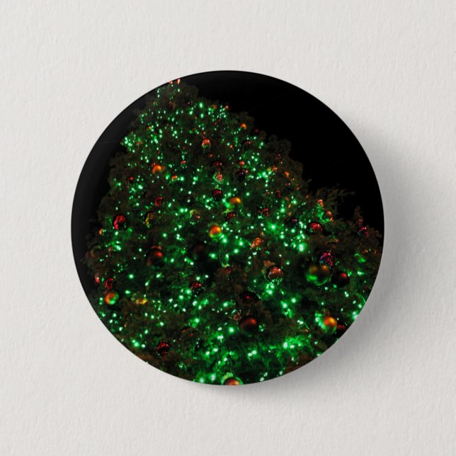Badge Rond 5 Cm Arbre de Noël géant V (Devant)