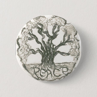 Badge Rond 5 Cm Arbre de paix