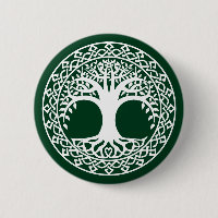 Arbre de vie dans un motif du cercle celtique