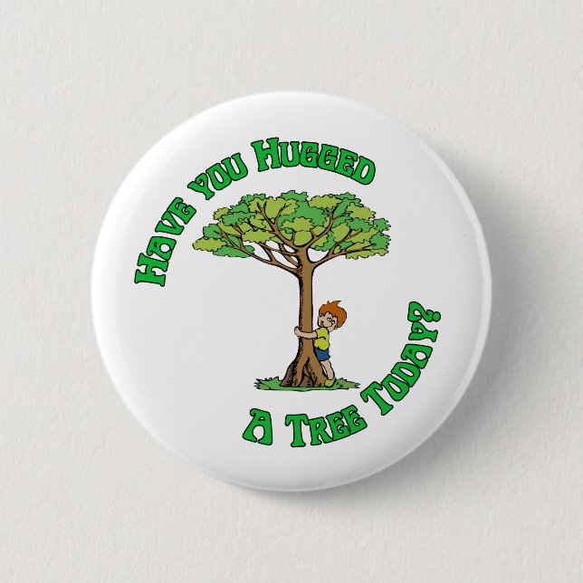 Badge Rond 5 Cm Arbre Hugger (Devant)