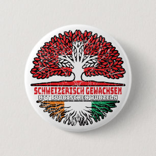 Badge Rond 5 Cm Arbre suisse ivoirien