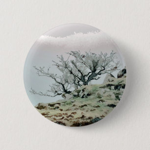 BADGE ROND 5 CM ARBRES