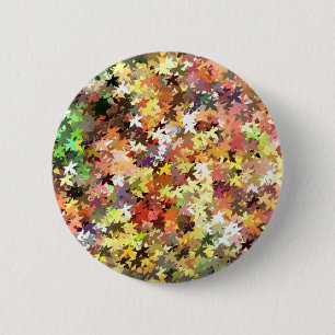 BADGE ROND 5 CM ARBRES D'AUTOMNE