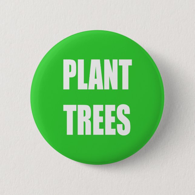 Badge Rond 5 Cm Arbres plantes (Devant)