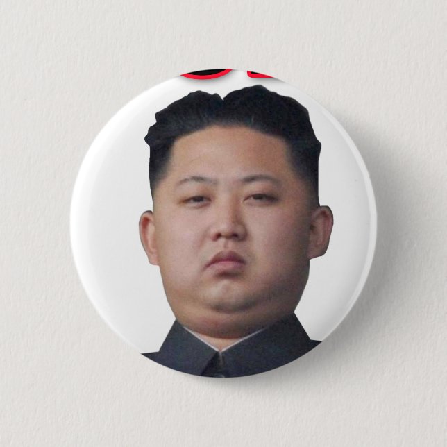 Badge Rond 5 Cm arc de Kim Jong-il (Devant)