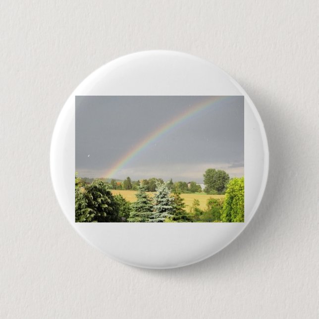 Badge Rond 5 Cm Arc-en-ciel (Devant)