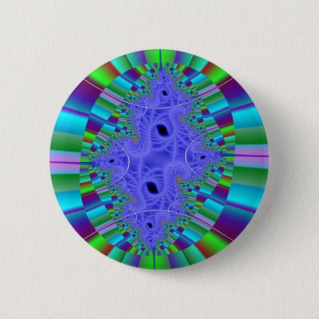 Badge Rond 5 Cm Arc-en-ciel (Devant)