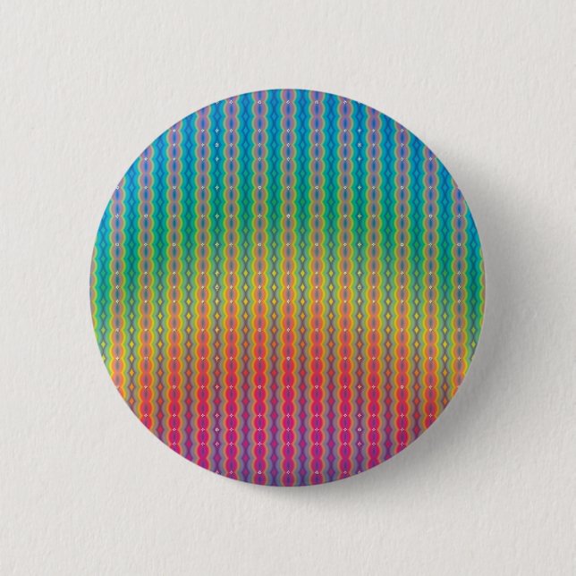 Badge Rond 5 Cm Arc-en-ciel 1200 (Devant)