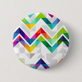 Badge Rond 5 Cm Arc-en-ciel de Chevron