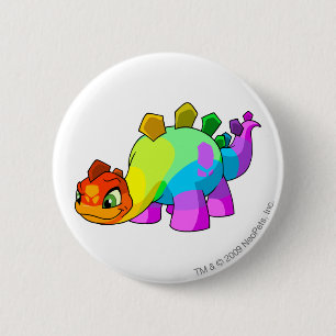Badge Rond 5 Cm Arc-en-ciel de Chomby
