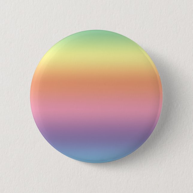 Badge Rond 5 Cm Arc-en-ciel en pastel (Devant)