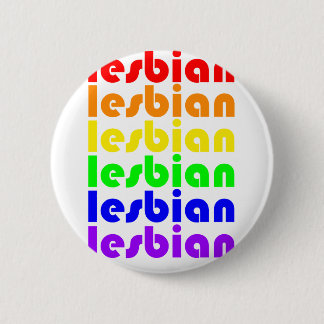 Badge Rond 5 Cm Arc-en-ciel lesbien