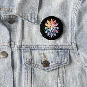 Badge Rond 5 Cm Arc-en-ciel LGBT Fierté Gay