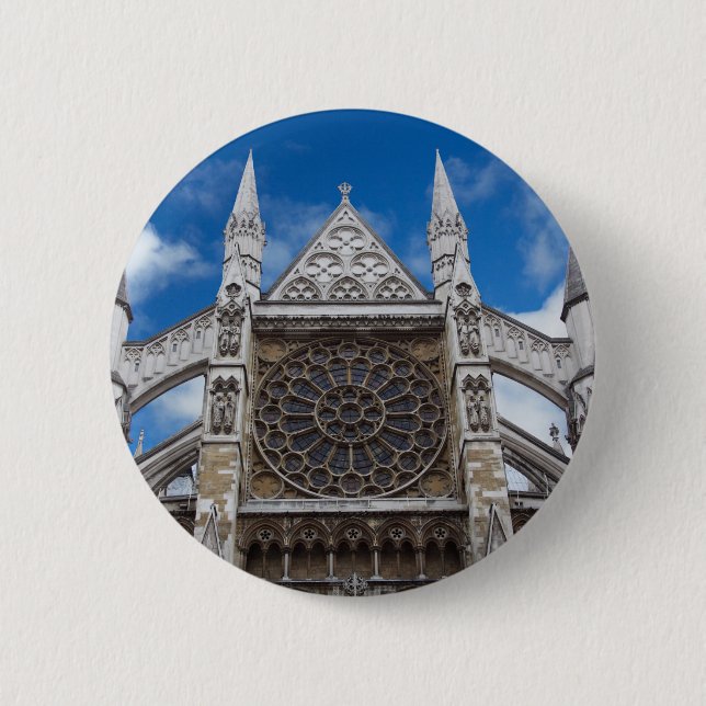 Badge Rond 5 Cm Architecture anglaise (Devant)