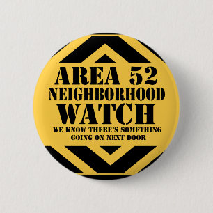 Badge Rond 5 Cm Area 52 Neighborhood Patrol