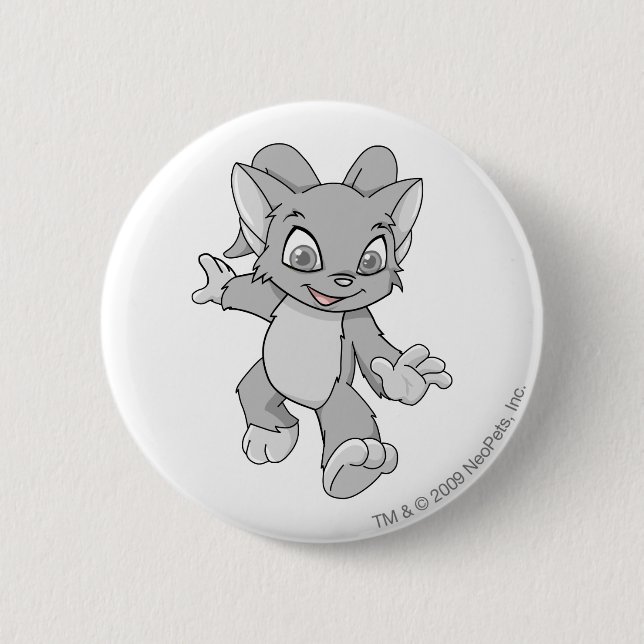 Badge Rond 5 Cm Argent d'Acara (Devant)