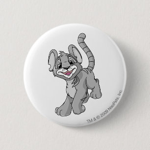 Badge Rond 5 Cm Argent de Kougra