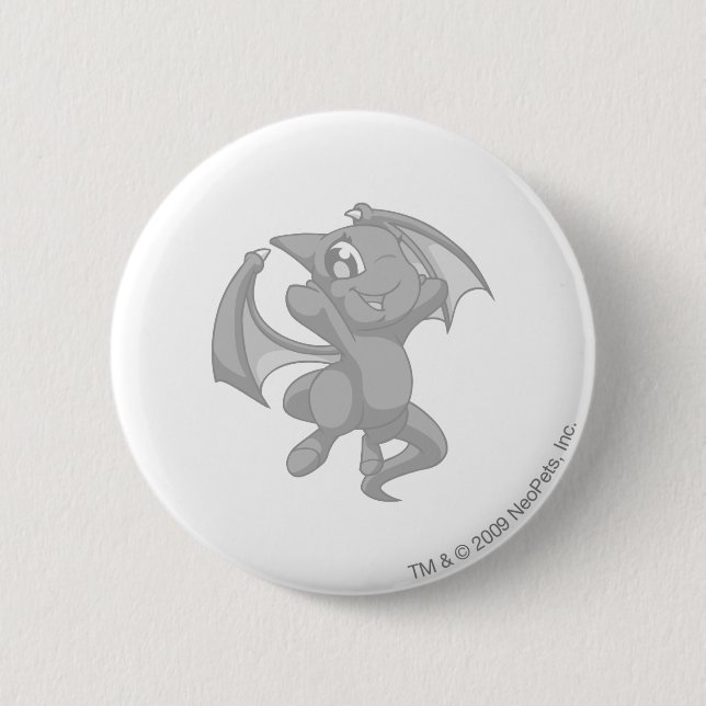 Badge Rond 5 Cm Argent de Shoyru (Devant)