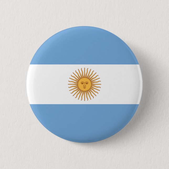 Badge Rond 5 Cm argentine (Devant)