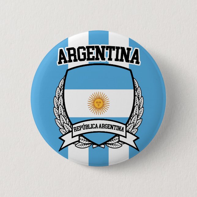 Badge Rond 5 Cm Argentine (Devant)