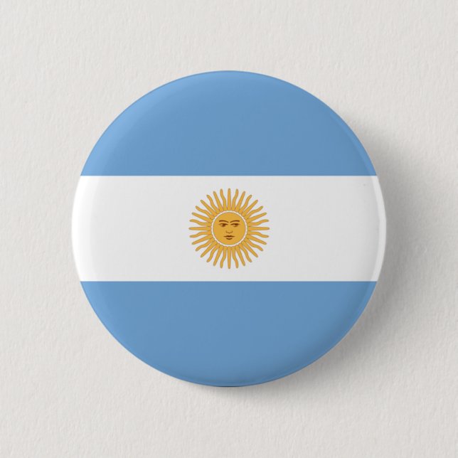 Badge Rond 5 Cm Argentine (Devant)