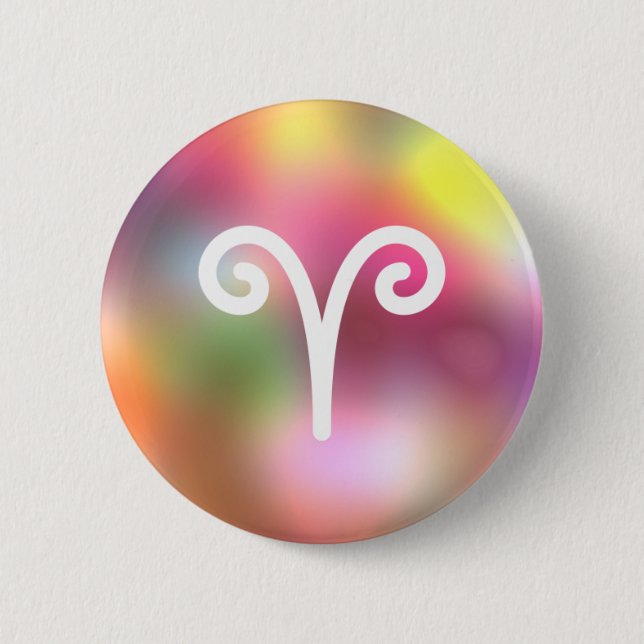 Badge Rond 5 Cm Aries (Devant)