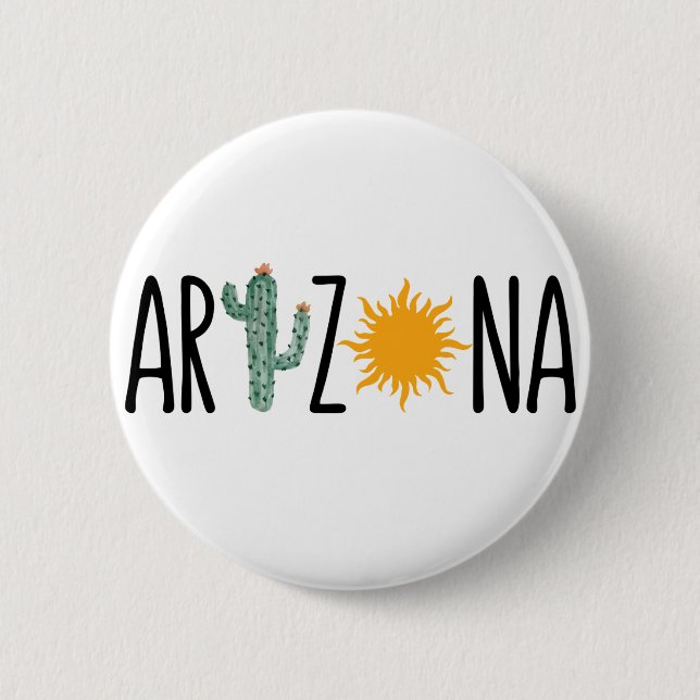 BADGE ROND 5 CM ARIZONA (Devant)