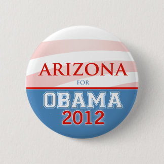 Badge Rond 5 Cm ARIZONA pour Obama 2012