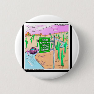 Badge Rond 5 Cm Arizona : Une communauté fermée Cadeaux et T-shirt