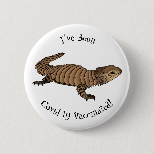 Badge Rond 5 Cm Armadillo girdled lizard (Devant)