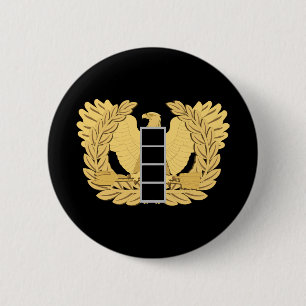 Badge Rond 5 Cm Armée - Adjudant-chef - W04 - Appartement - Aigle