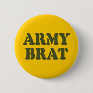 BADGE ROND 5 CM ARMÉE BRAT