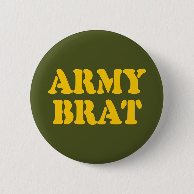 BADGE ROND 5 CM ARMÉE BRAT (Devant)