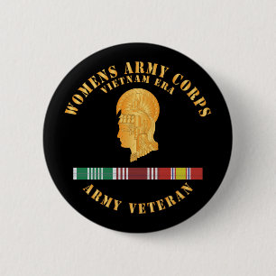 Badge Rond 5 Cm Armée - Corps des femmes Armée de terre Vietnam Er