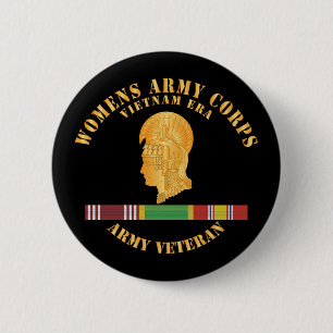Badge Rond 5 Cm Armée - Corps féminin de l'Armée de terre Vietnam 