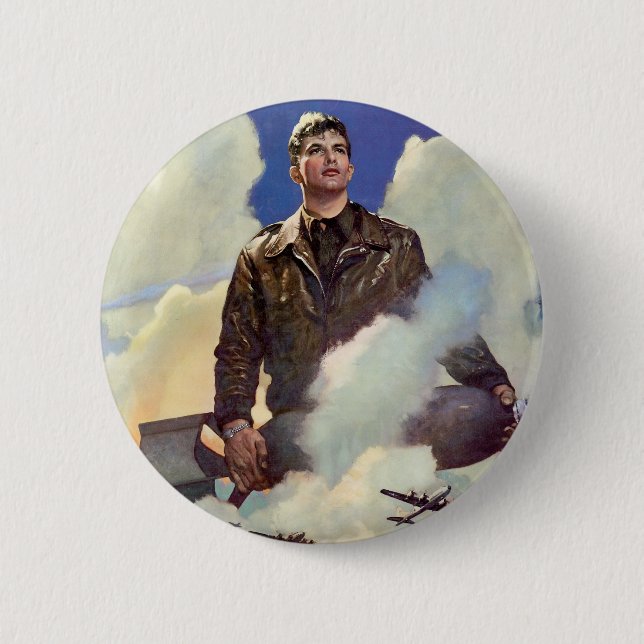 Badge Rond 5 Cm Armée de l'air (Devant)